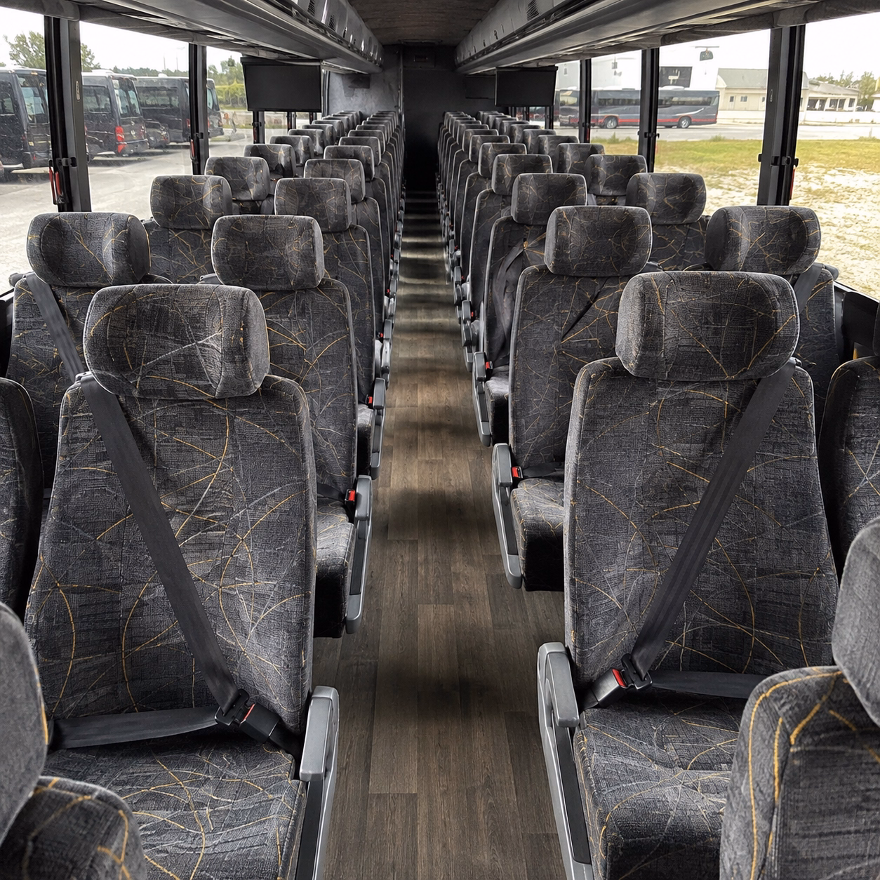 baton rouge charter bus interior