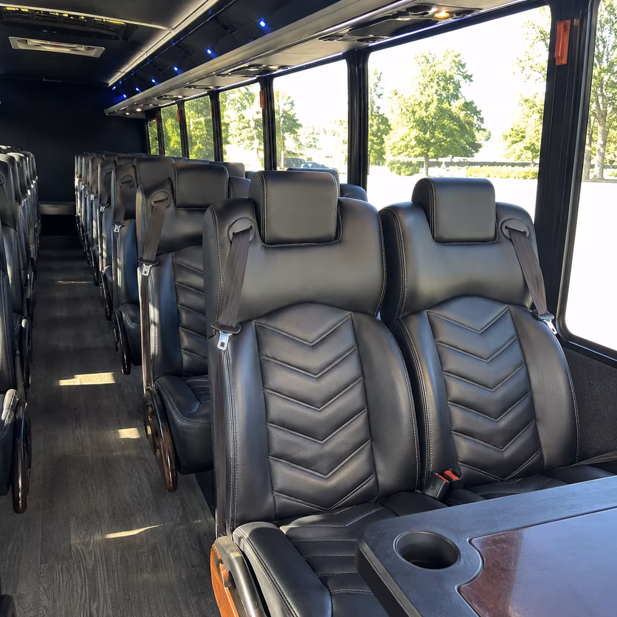 baton rouge wine tour brewery transportation onboard seating