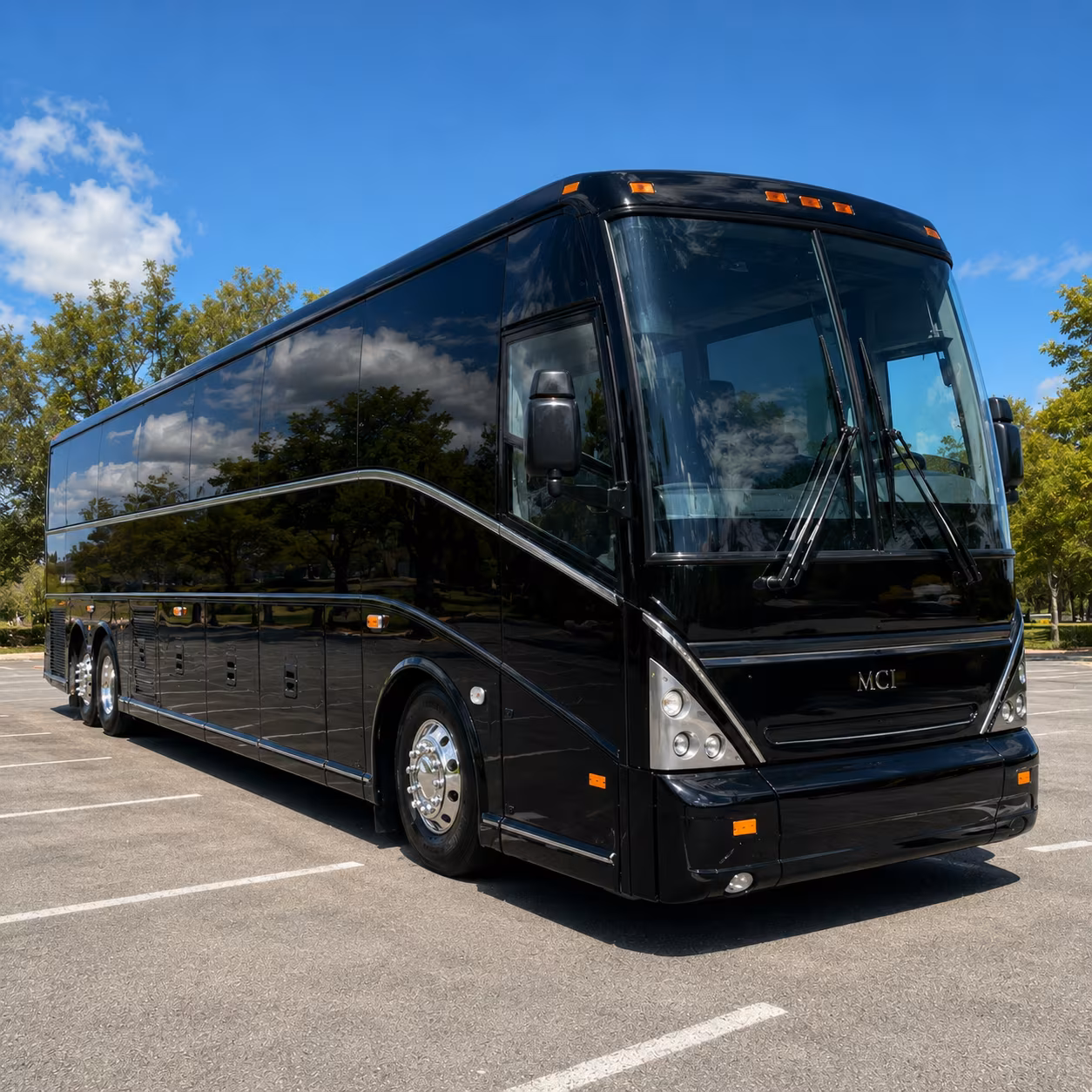 wedding shuttle buses from downtown hotels to plantation venues