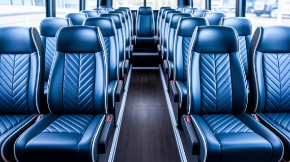 25 passenger minibus inside lafayette