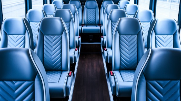 35 passenger minibus inside port arthur