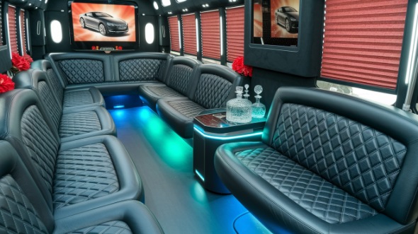 sprinter limo rental interior lafayette